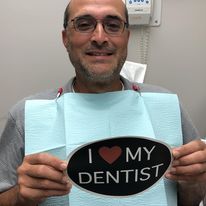 Happy patient at Dental Care 4 U